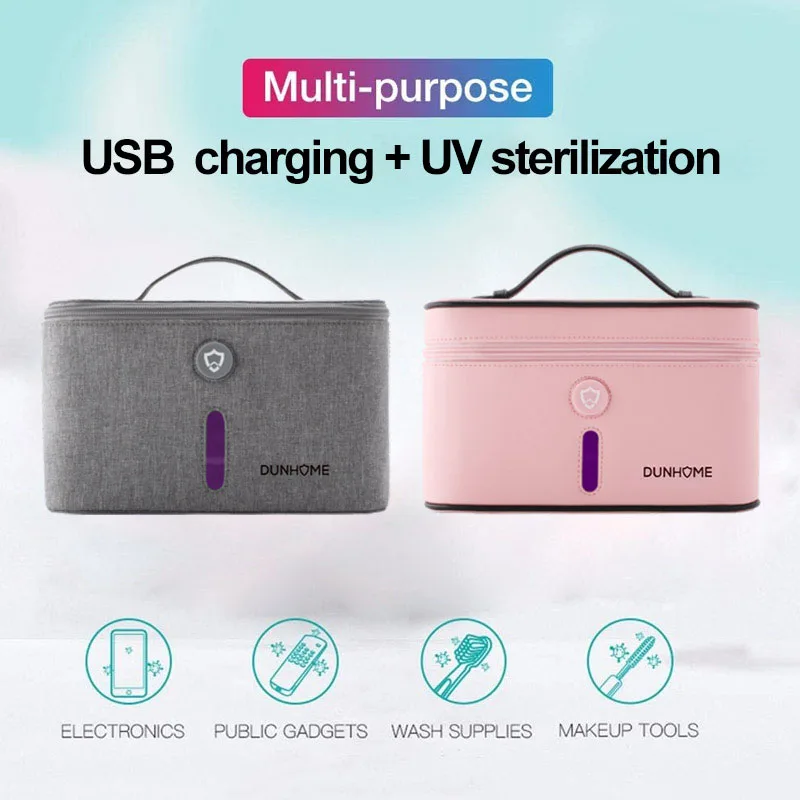 

Светодиодный УФ-стерилизатор для дезинфекции, USB-зарядка, стерилизационный шкаф с постоянной температурой для хранения нижнего белья, маки...