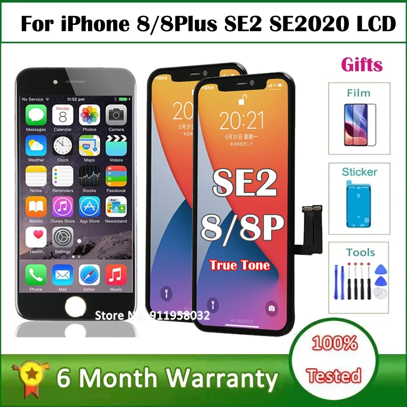 Сменный ЖК-экран AA +++ для iPhone SE2 дисплей SE2020 SE сенсорный дигитайзер в сборе 8 8Plus |
