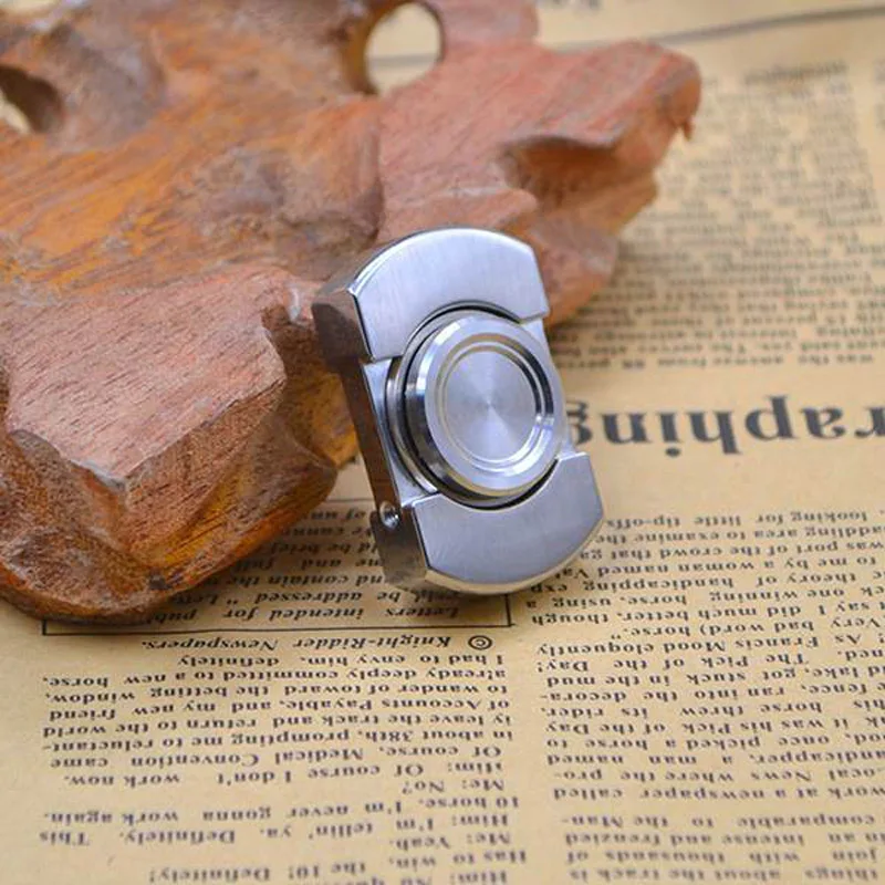 Steel Block Нержавеющая сталь блок рука Спиннер новинка игрушки Gryo - Цвет: Steel Block