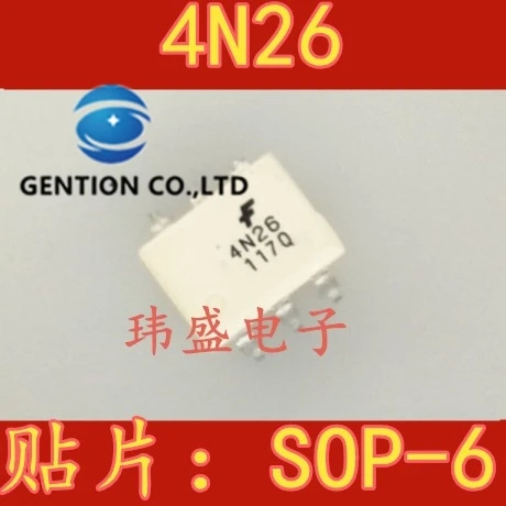 

20PCS 4N26 light coupling SOP-6 4N26sr2m in stock 100% new and original