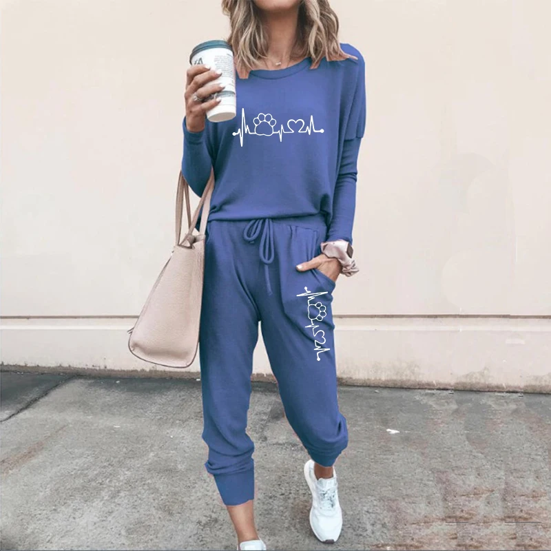 

Two Piece Set Women Top And Pants Tracksuit For Women 2021 Sport Outfit For Woman Size S-3XL Pants Sets