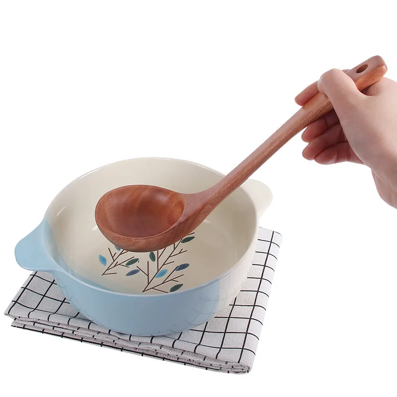 Антипригарный горшок деревянная лопата ложка груша деревянный в Корейском стиле