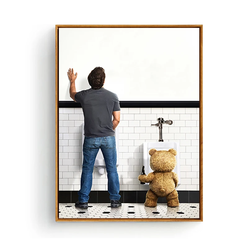 Allenjoy унитаз плакат с изображением Халка Железного человека Тора Джокера