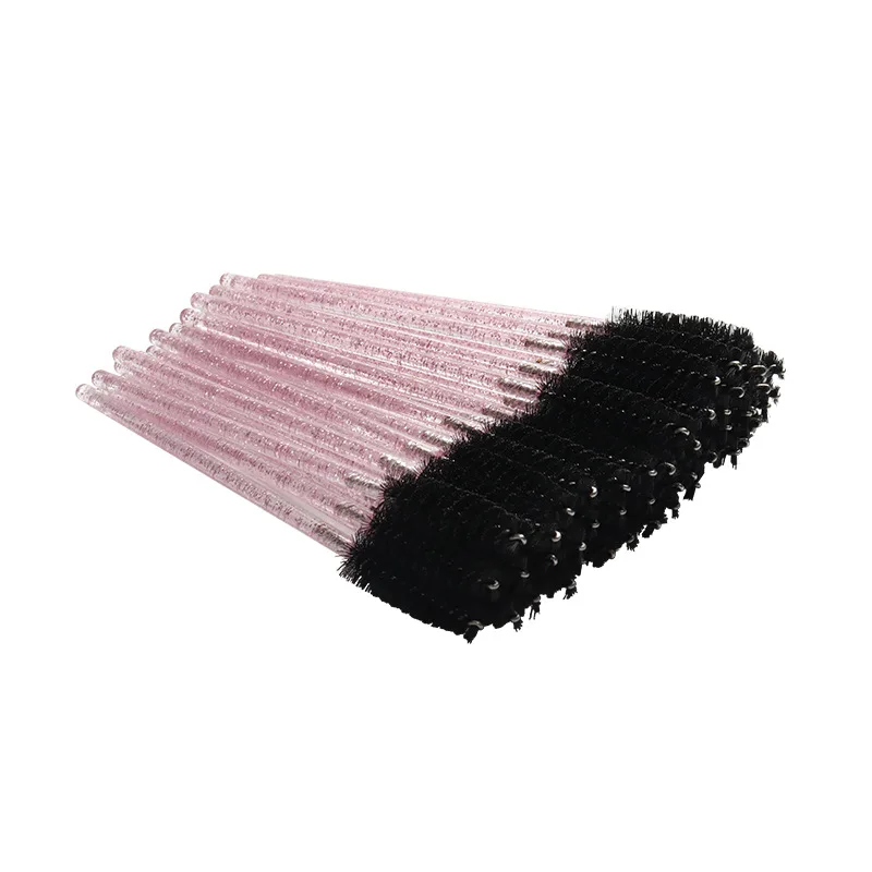 50 шт./лот одноразовая кристальная кисть для ресниц Beauty Pink Eyelash tension поставщик
