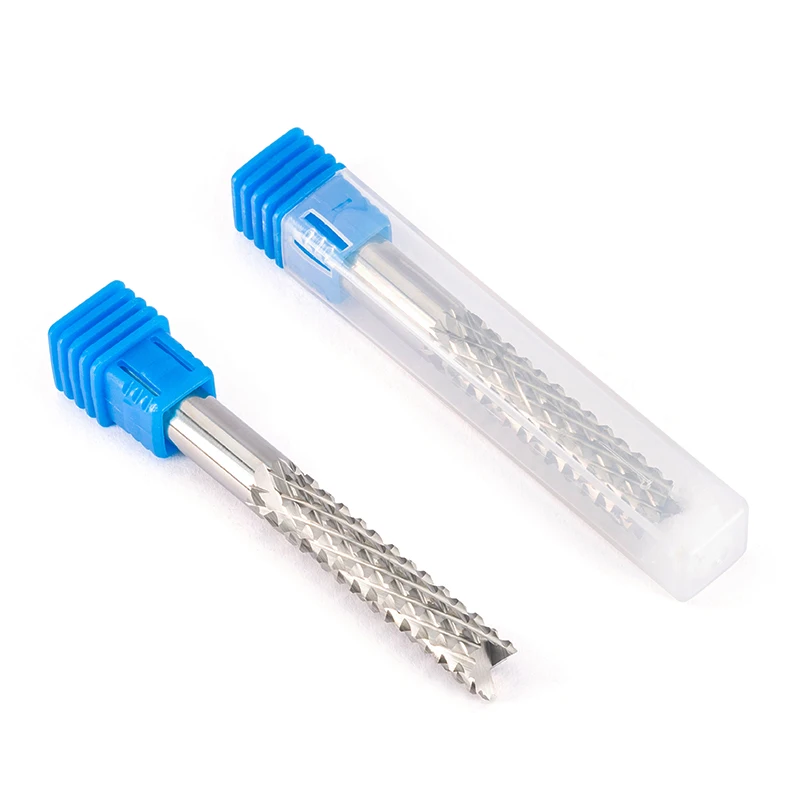 

5pcs/lot Shank 8mm CEL 42mm PCB Milling Bits Carbide Tungsten Corn Cutter End Mill CNC Router Bits For Carbon Fiber Plastic