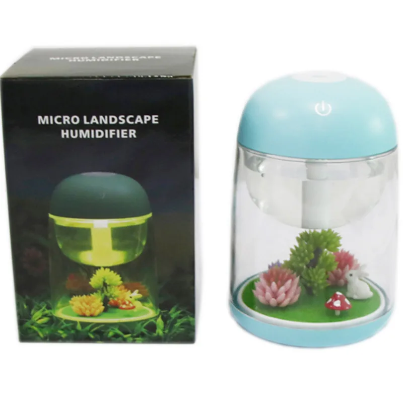 

Micro Landscape Air Humidifier for Baby Home Office Creative Gift Essential Oil Aroma Diffuser with Changing Led Light