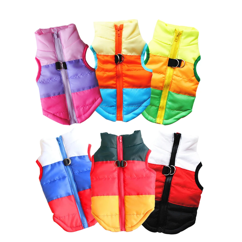 2020 одежда для домашних животных зимняя теплая Женская Трехцветная сращенная