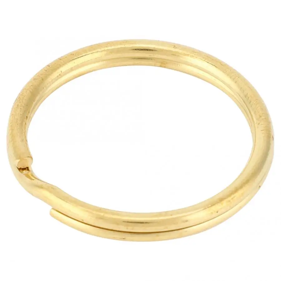 10 шт. латунное кольцо для ключей Золотая сумка крюк соединитель брелок сделай сам