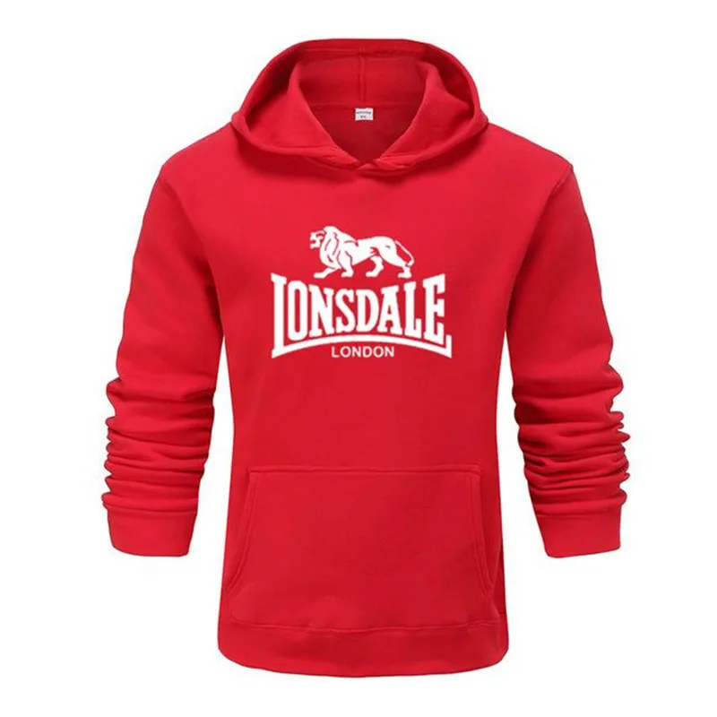 

2020 Winter Sweatshirts Hot Sale Fashion Brand Lonsdale Mens Hoodies Warm Funny Pullovers Casual hip hop hoody New Men Tracksuit
