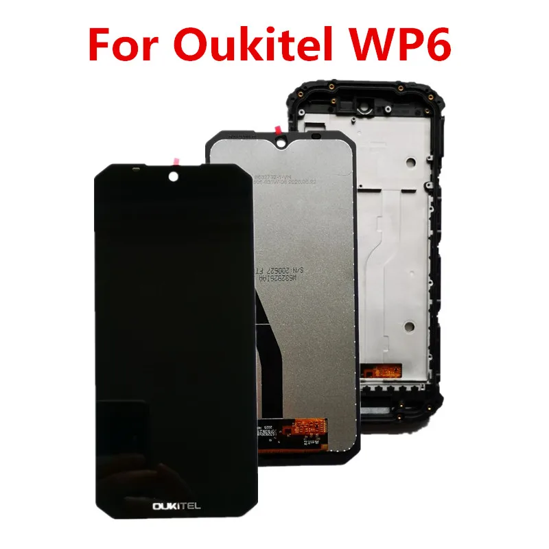 Инструменты для ремонта ЖК-дисплей 6 3 дюйма OUKITEL WP6 с рамкой + кодирующий