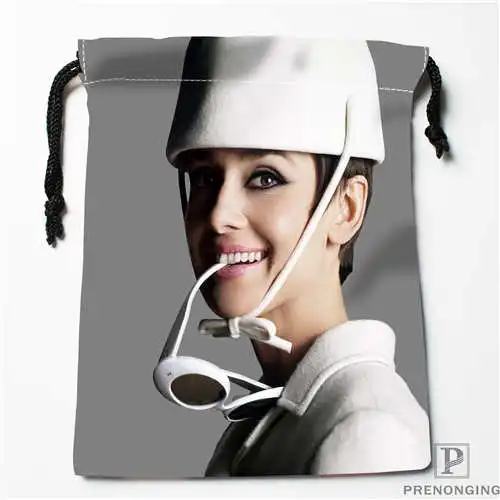 Пользовательские печати Одри-Хепберн сумки для покупок на шнурках дорожный