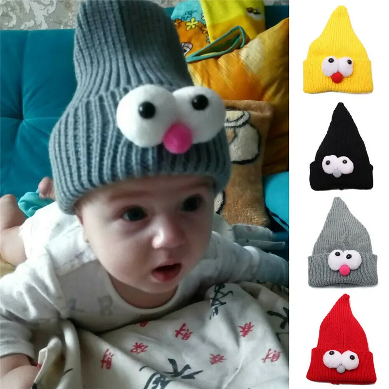 2019 CANIS новые милые Рождественские Зимние теплые детские шапки с рисунками из