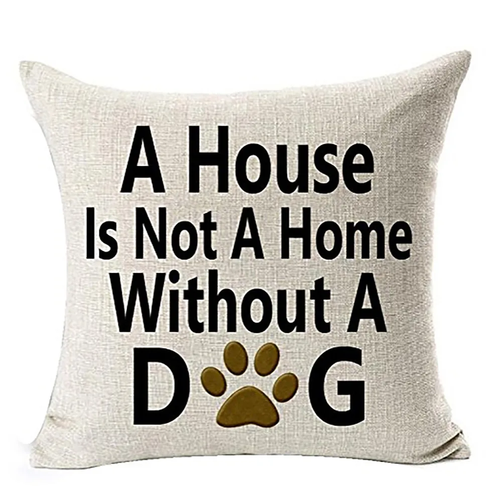 

Best Dog Lover Gifts Cotton Linen Throw Pillow Case Cushion Cover
