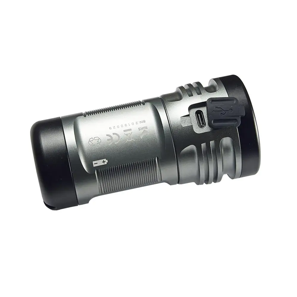 Manker MK36 12000 люмен 6x CREE XHP50.2 светодиодный фонарик+ 3x3100 мАч высокоразрядные батареи 30A 18650