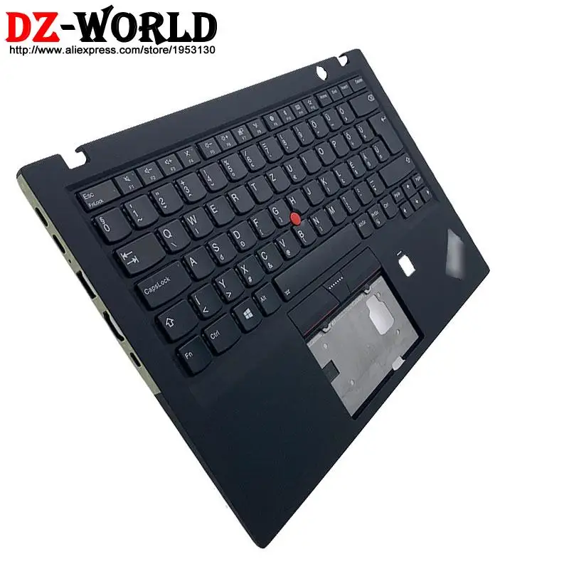 spesifikasi Casing Atas Cangkang Asli Baru Palmrest Dengan Lampu Belakang Keyboard HU Hungarian Untuk Lenovo Thinkpad X1 Cover Laptop C Generasi Ke-5 Karbon