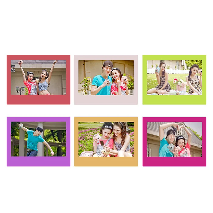 Genuine10.20.40 листов Fujifilm Instax Wide с белой кромкой + Широкий радужная пленка для Fuji Instant