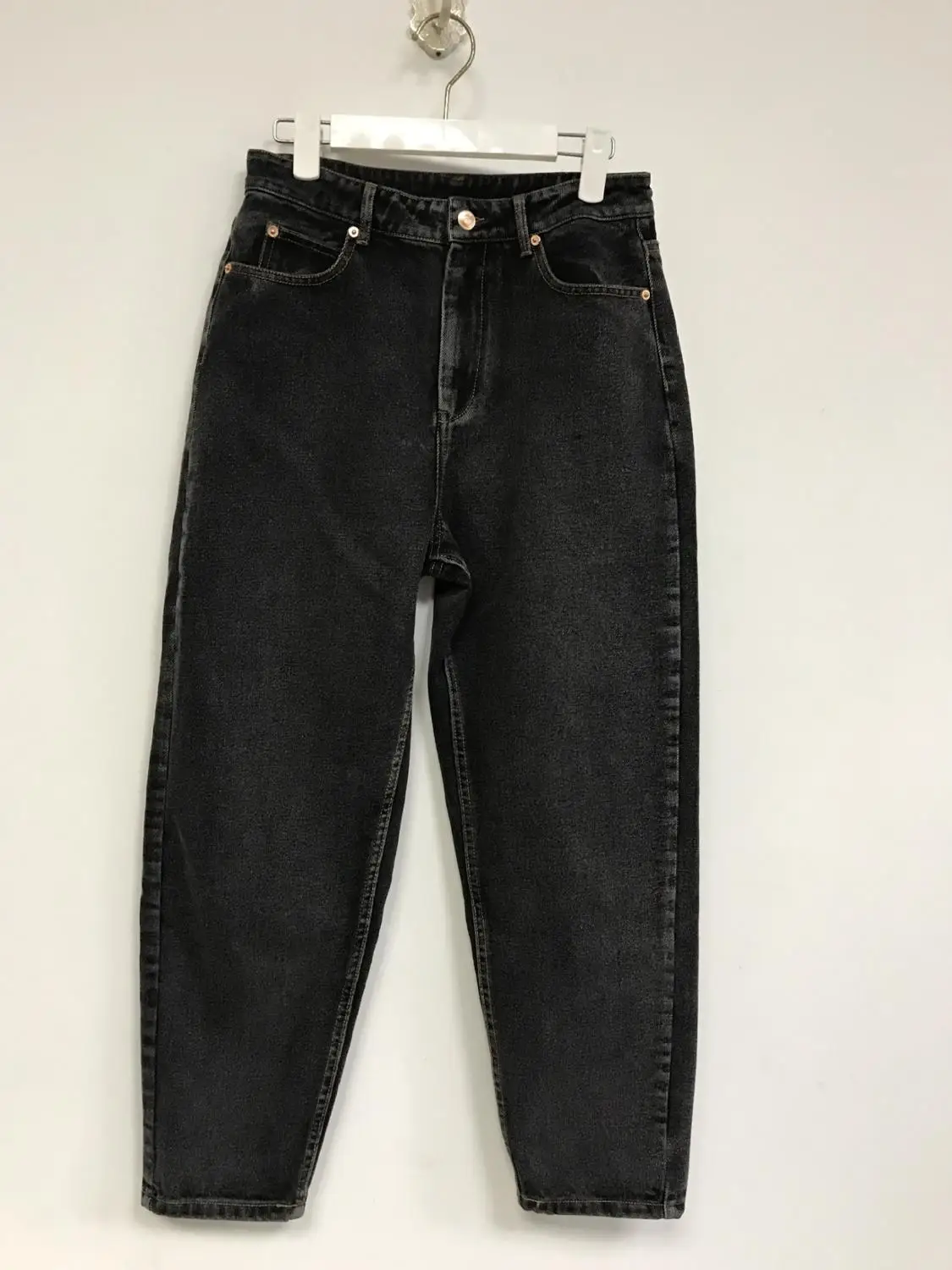 

Women's Simple Jeans Pencil Pant Women's High Waist Wild Long Trousers with Zipper