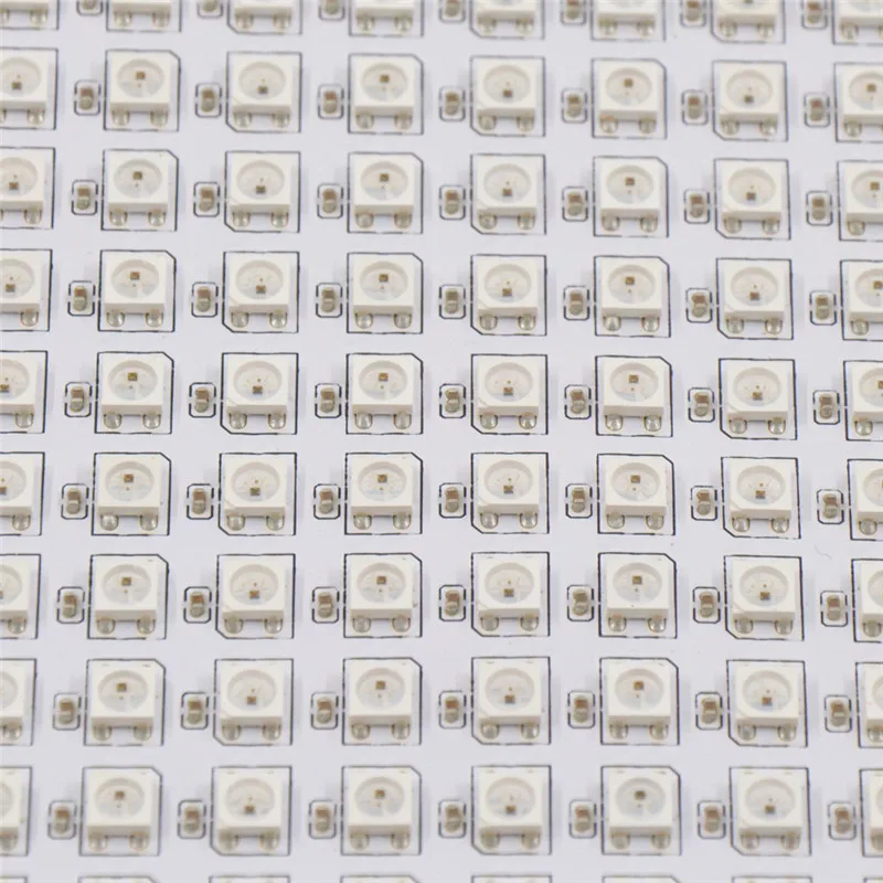Матрица SK6812 WS2812B Гибкая панель 5050 RGB 8x8 8x32 16x16 пикселей цифровой дисплей свет GyverLamp