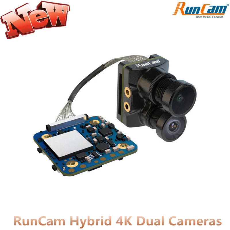 FPV HD камера RunCam Hybrid 4K 30fps двойная s с функцией записи видео DVR для гоночного дрона