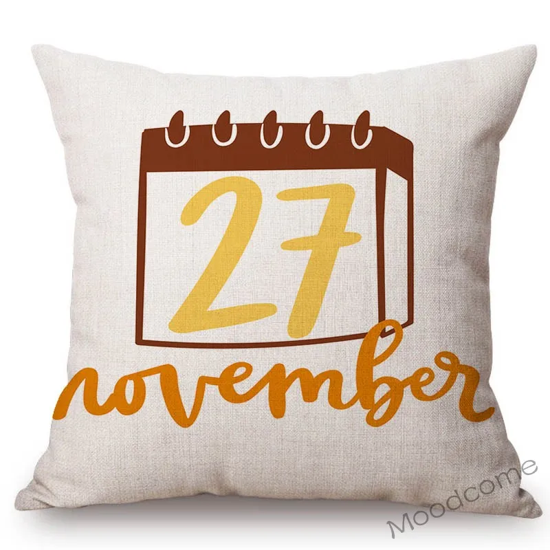 Мягкий чехол из хлопка и льна с принтом букв в скандинавском стиле | Дом сад