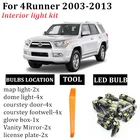 19x ошибок светодиодные лампы Canbus интерьер купольная карта грузосветильник ПА комплект для Toyota 4Runner 2003-2013 светильник