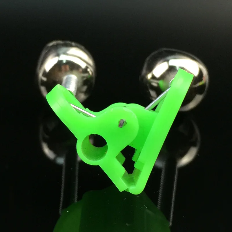 5 шт./лот сигнализатор для укуса рыбалки Удочка колокольчик зажим наконечник