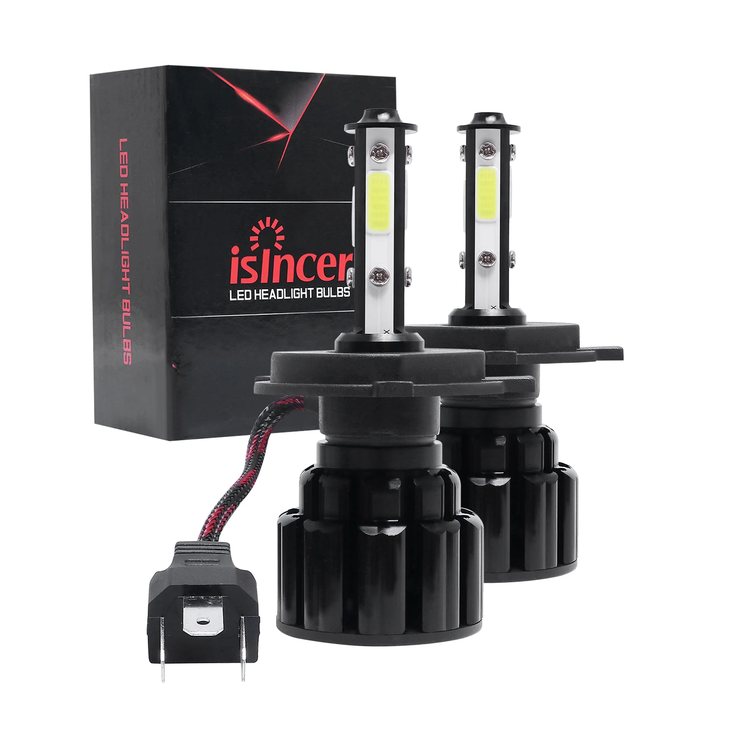 

X16 NEW H7 LED 4COB LED H4 H11 H8 H9 Light Bulbs for Auto 9005 HB3 9006 HB4 Led Headlights 6000k White Auto Headlamp 12V