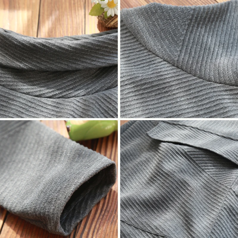 Женское асимметричное платье с высоким воротником свободное Повседневное