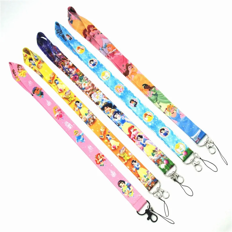 Cartoon little princess lanyard keychain certificate neckband mobile phone | Мобильные телефоны и аксессуары