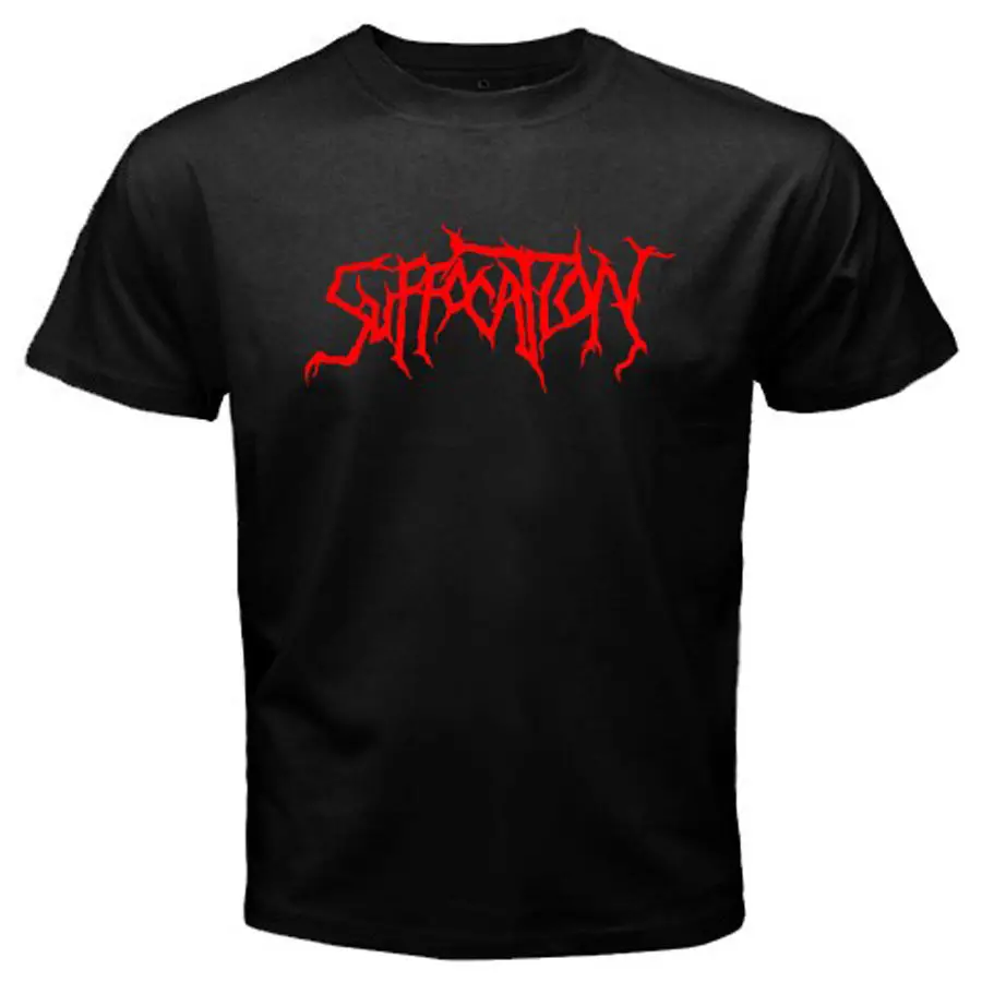 Новая мужская черная футболка с надписью Suffocation Immolation Gorguts criptopsy Размеры S до 3XL |