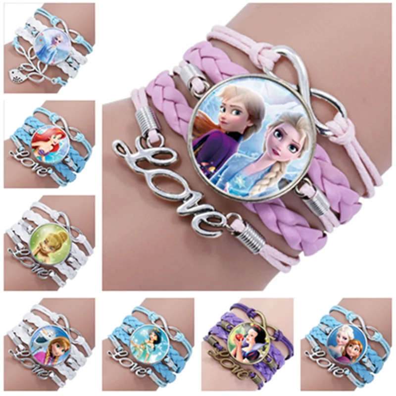 Детский Браслет из мультфильма Холодное сердце Эльза Белоснежка Русалка