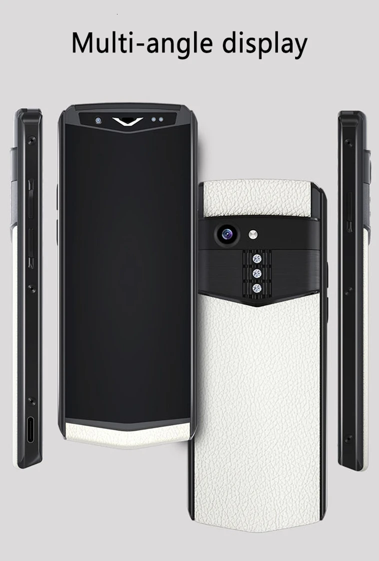 Роскошный смартфон 3," 3 ГБ ОЗУ 32 Гб ПЗУ Android 8,1 gps Bluetooth точка доступа Лицо ID кожаный телефон 4G LTE мобильный телефон