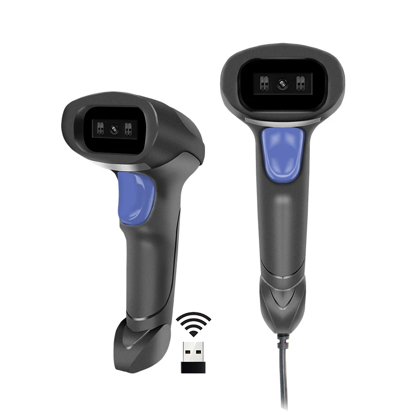 Новое поступление Bluetooth сканер штрих-кода беспроводной 1D/2D проводной Ручной считыватель штрих-кода для инвентаризации POS терминал