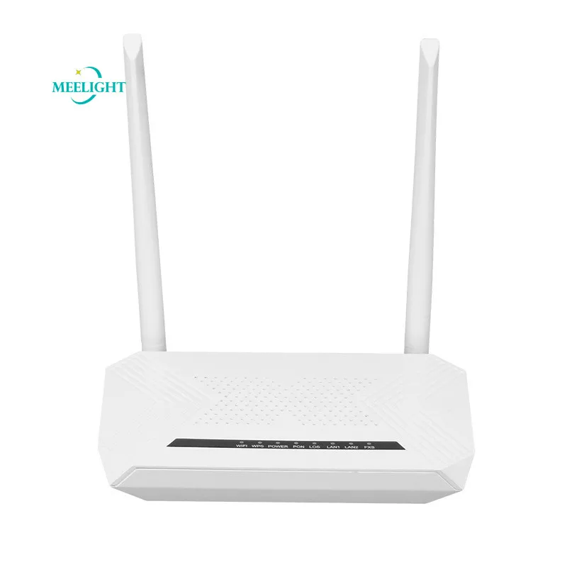 1 шт. ONU WiFi xpon 2 RJ45 FTTH волоконно-оптический модем 20 км интеллектуальное