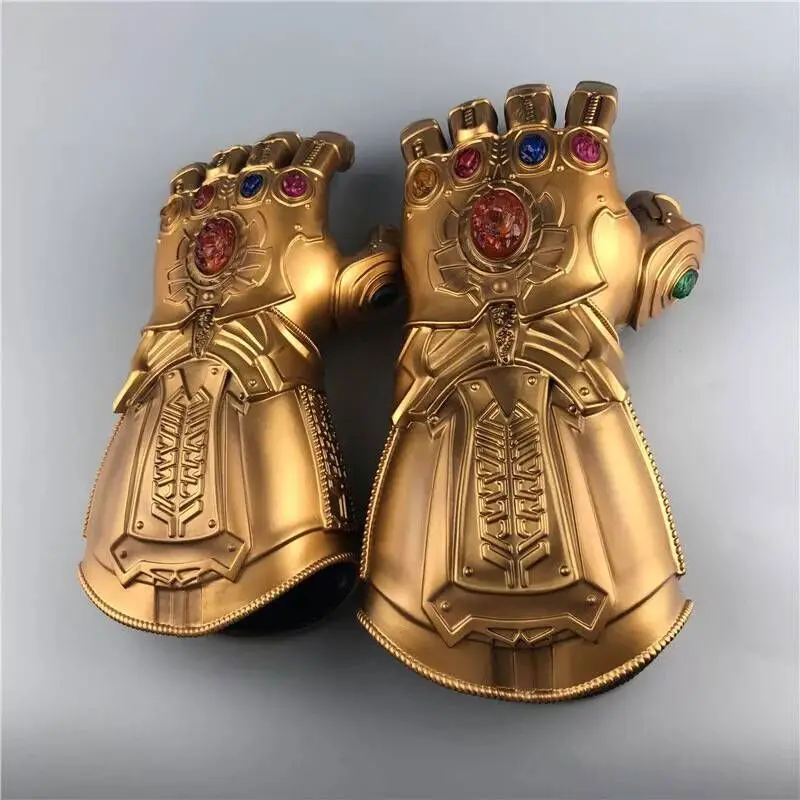 Los The Avengers 4 костюмированные костюмы для торжеств танос Led Infinity Gauntlet Infinity Stones War Led перчатка с крагами размер для детей и взрослых
