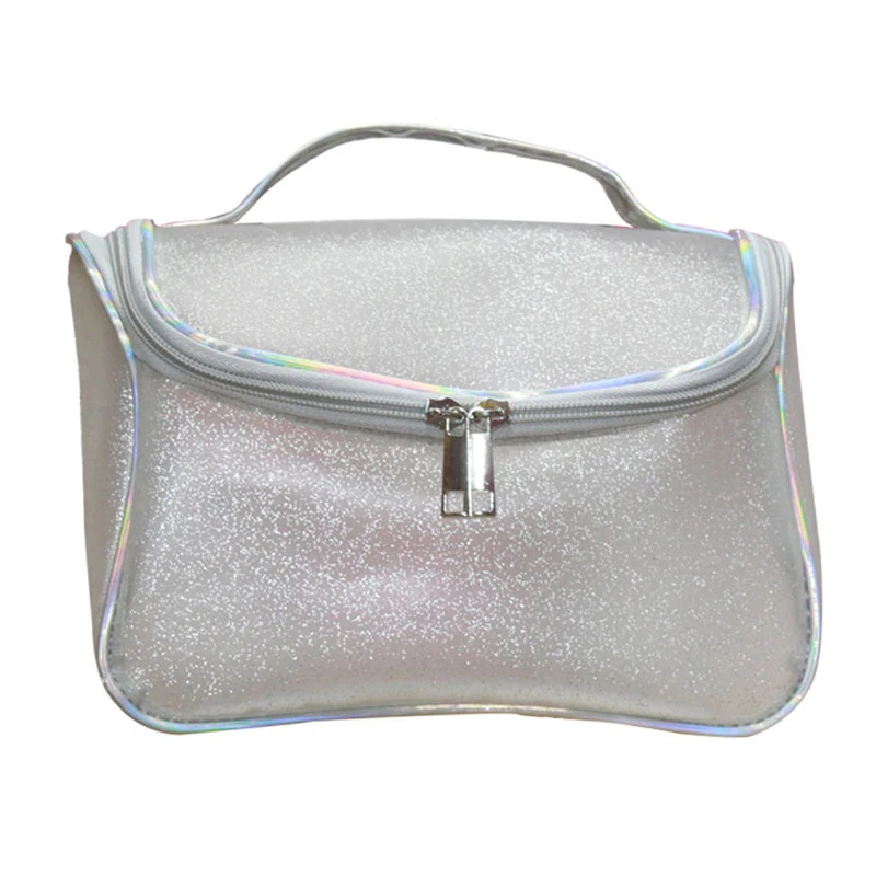 

Large Capacity Cosmetic Storage Bag Lightweight Transparent PVC Make up Bags Pouch Travel Wash Bag Waterproof