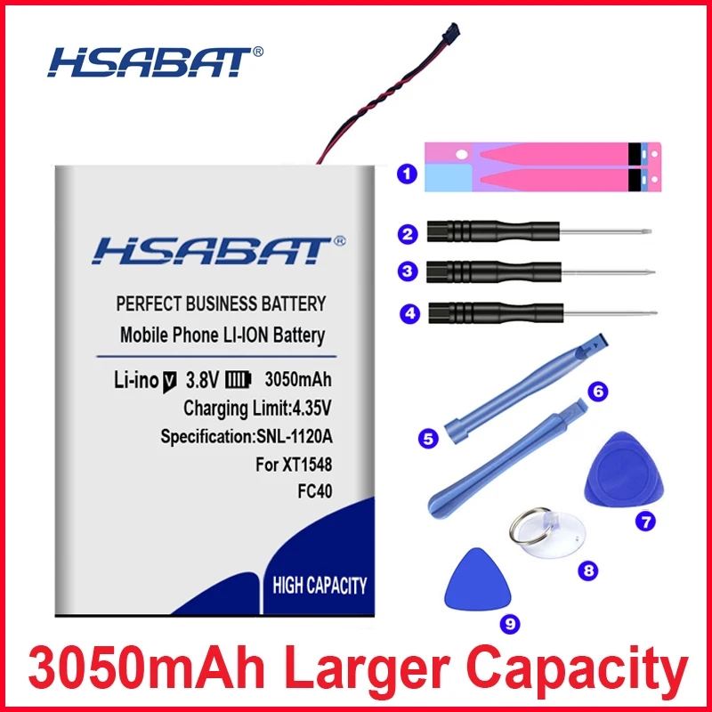 HSABAT 3050 мА/ч, FC40 Батарея для Motorola Moto G Moto G3 XT1540 XT1541 XT1543 XT1548 XT1544 XT1550 XT1557 аккумулятор