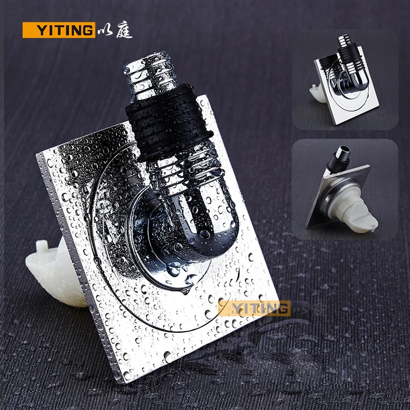 Квадратная нержавеющая сталь пол Столовая Кухня Раковина прочная стиральная