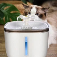 2 0l cat dog water fountain dog automatic circulates drinking bowl usb led water level display auto feeder pet products supplies