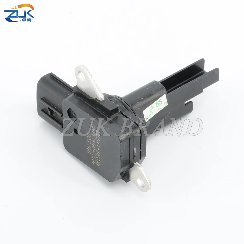 Датчик массового расхода воздуха ZUK MAF 22204 28010 2220428010 для Toyota COROLLA PRIUS CAMRY LAND CRUISER PRADO