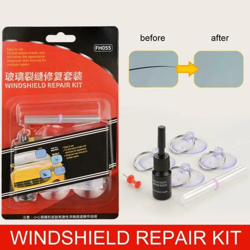 

Rubber Glass repair tool Car DIY For Chip&Crack Restore Sealants Windscreen