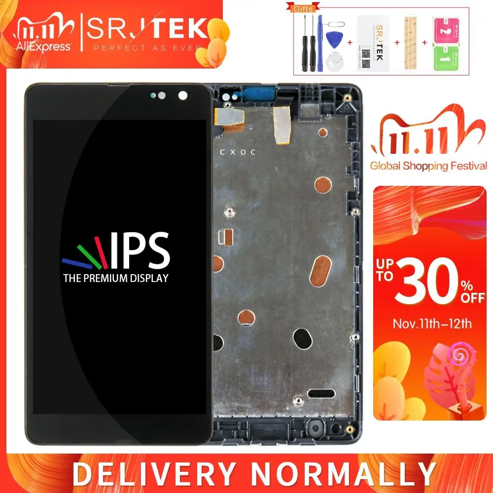 2S 2C для Microsoft Nokia Lumia 535 LCD N535 RM 1090 дисплей матричный сенсорный экран дигитайзер