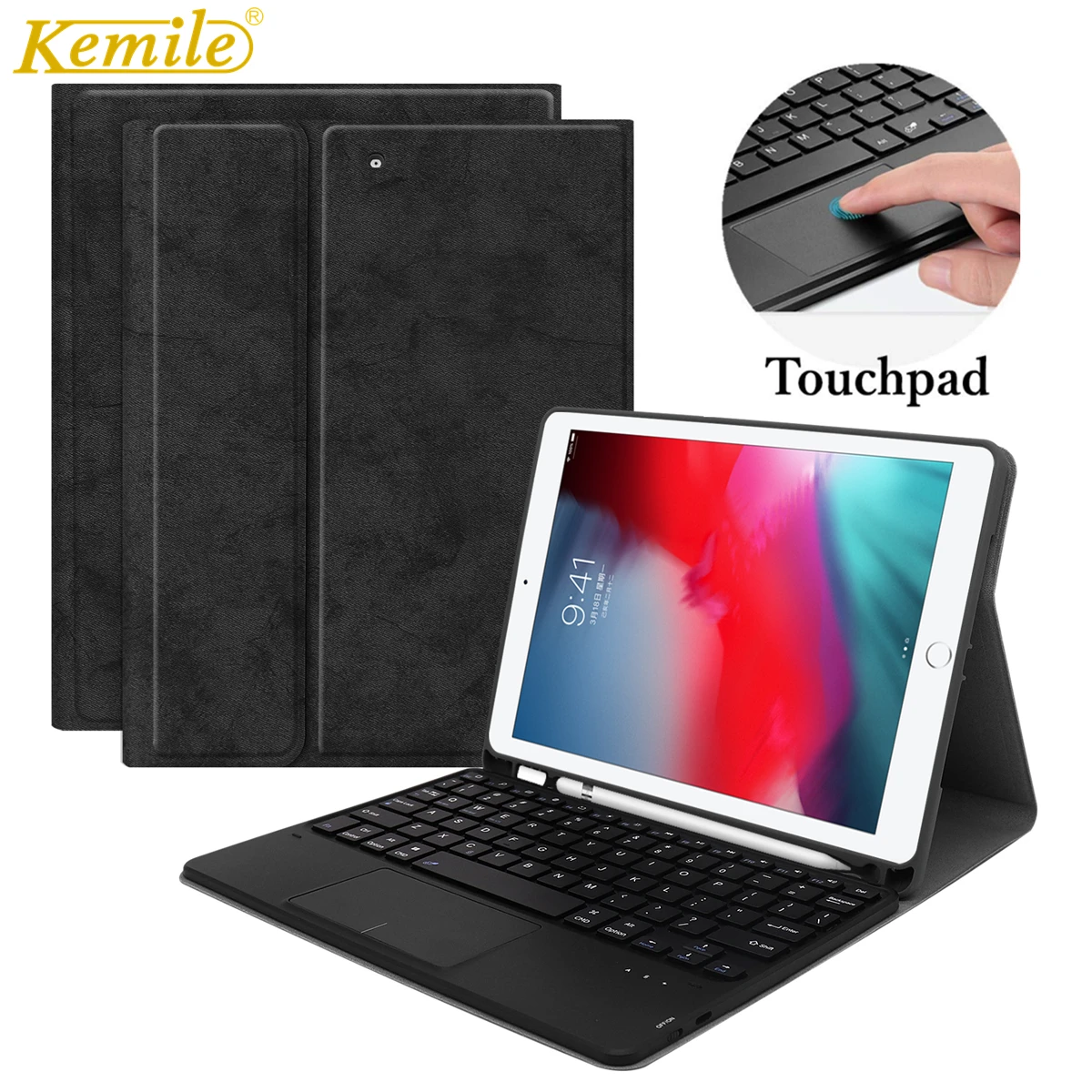 Чехол подставка для клавиатуры с сенсорной панелью iPad Air 3 10 5 2019 Pro 2017 дюймов чехол