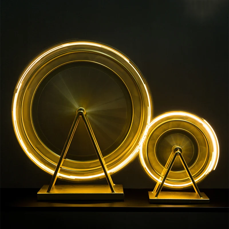 Креативное украшение в скандинавском стиле с изображением колеса обозрения