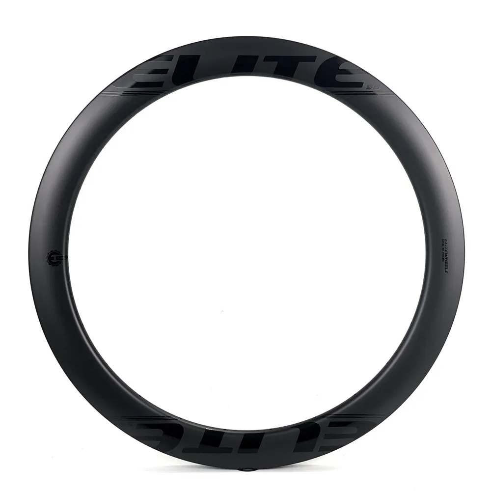 Дисковый карбоновый обод ELITEWHEELS 700c 60 мм для велокросса шоссейный трубчатый UD