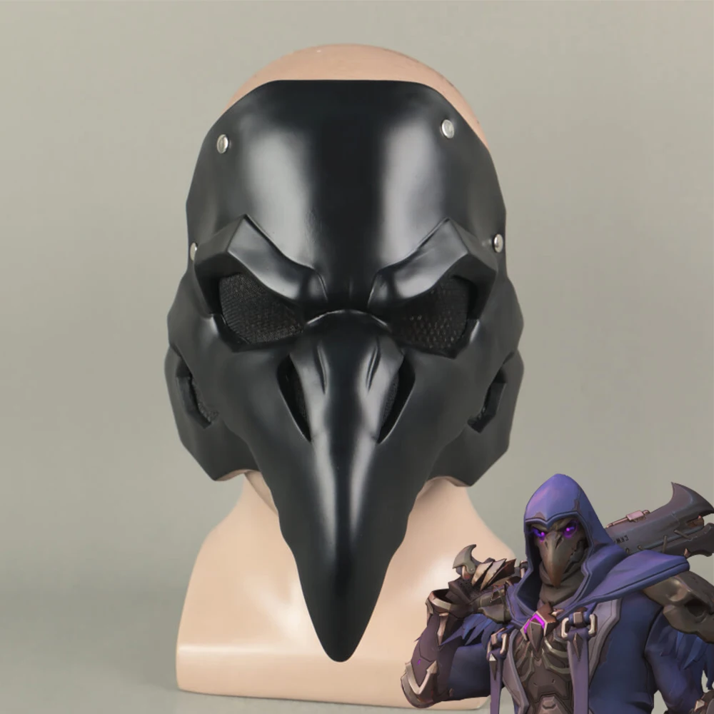 

Шлем Чумного доктора OW Reaper, реквизит, копия маски для косплея