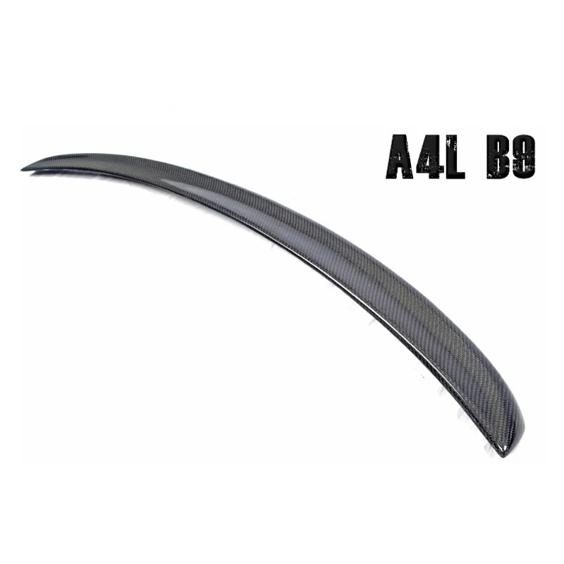 Спортивный качественный волоконный задний спойлер Cabon для багажника Audi A4L B9 2013