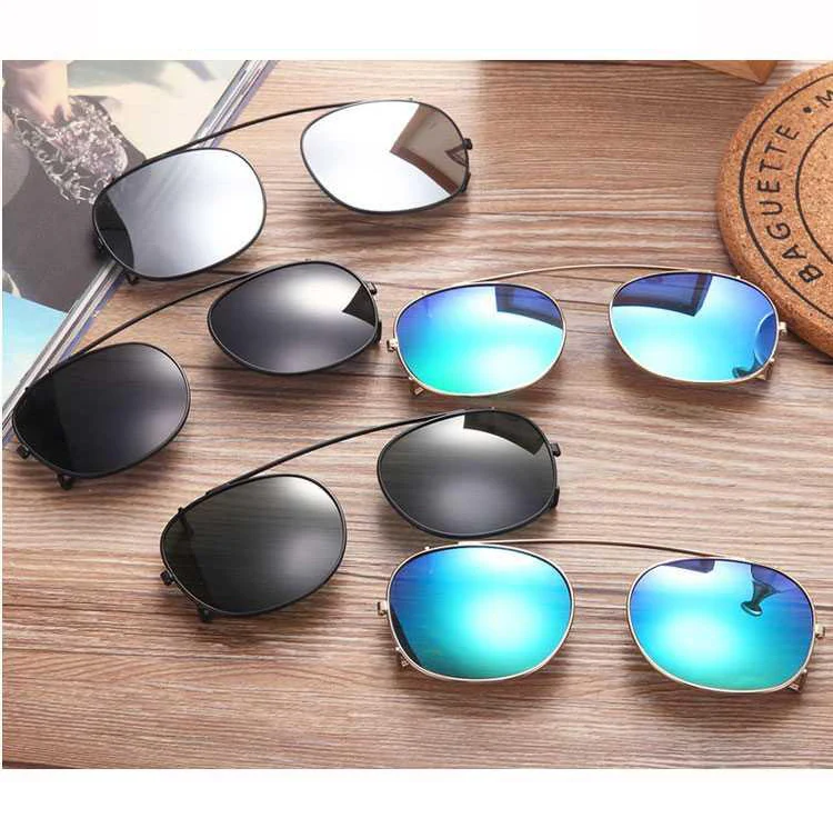 Солнцезащитные очки с клипсой Поляризованные линзы для мужчин и женщин мужские