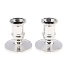 Подсвечник Серебряный, пластиковая стойка, 1 пара