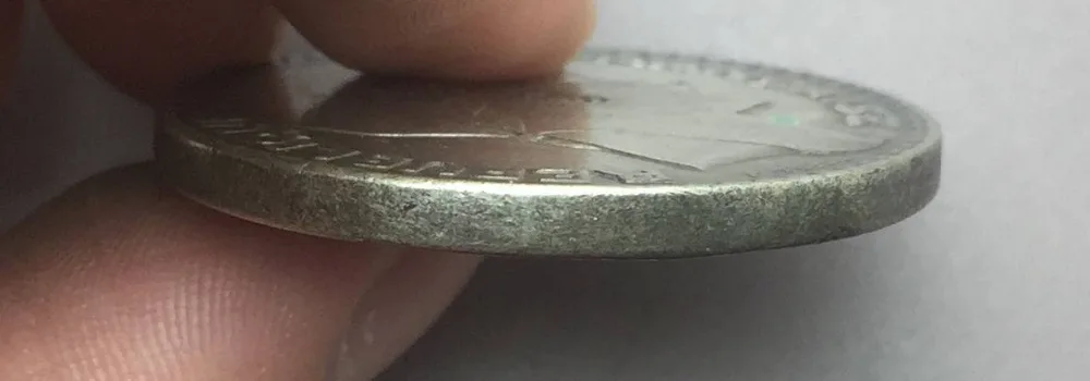 Французская памятная монета с серебряным покрытием 1934 купроникель 20